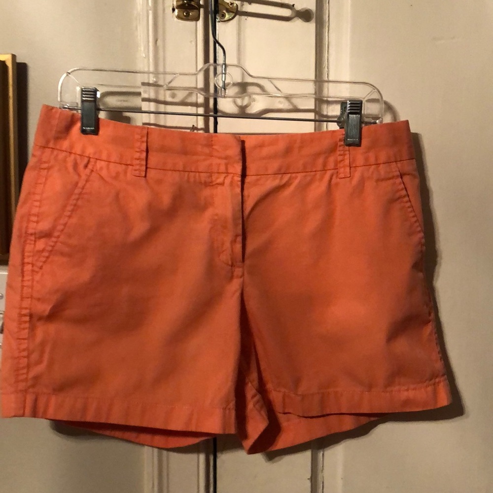 J. Crew chino short Size 6, 3.5 inseam Orange